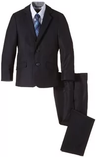 Krawaty i muchy męskie - G.O.L. chłopięcy zestaw odzieży 4-częściowy garnitur, składający się z marynarki, spodni, koszuli, krawatu, niebieski (Navy 1), 140 cm - grafika 1