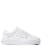 Buty dla dziewczynek - Vans Tenisówki Old Skool VN0A4BUUQLZ1 Biały - miniaturka - grafika 1
