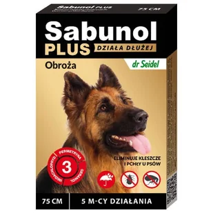 dr Seidla Sabunol Sabunol PLUS biobójcza p kleszczom i pchłom rozm 75cm - Smycze dla psów - miniaturka - grafika 3