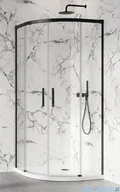 Kabiny prysznicowe - Radaway Idea PDD Black 100x90 lewa 387139-01-01/387157-54-01 - miniaturka - grafika 1