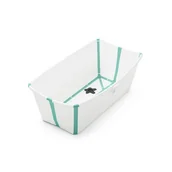 Wanienki dla dzieci - Stokke Wanienka FLEXI BATH WHITE AQUA - miniaturka - grafika 1