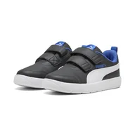 Buty dla dziewczynek - PUMA Trampki dziecięce unisex Courtflex V3 V Ps, Ciemnoszary PUMA Biały Górski Niebieski, 32.5 EU - miniaturka - grafika 1