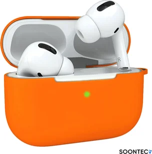 AirPods Pro Case Orange SOONTEC Silikonowe etui ochronne na słuchawki Apple AirPods Pro - Etui i futerały do telefonów - miniaturka - grafika 1