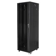 Szafy rack - Lanberg SZAFA STOJĄCA RACK 19" 42U 600X800 (DRZWI SZKLANE,CZARNA, FLAT PACK) SZALAESTO0011 [9838779] - miniaturka - grafika 1