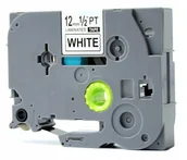 Kanały kablowe - energotytan Taśma do drukarki BROTHER TZ-231 / 12mm 8m / Biała taśma TZe-231 TZe-231 / AZE-231 - miniaturka - grafika 1