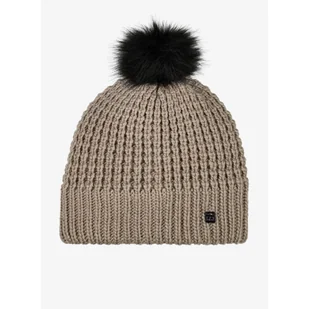 Czapka zimowa damska Helly Hansen Snowfall Beanie - mellow grey/cream - Czapki damskie - miniaturka - grafika 1