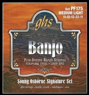 Struny gitarowe  - ghs GHS PF 175 Sonny OSB Banjo Stainless Steel sosborne (5-String) PF175 - miniaturka - grafika 1