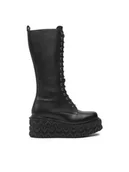 Kozaki damskie - Patrizia Pepe Kozaki 8Y0103/L078-K103 Czarny - miniaturka - grafika 1