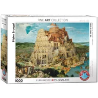 Puzzle - Eurographics Puzzle 1000 The Tower of Babel by Bruegel 6000-0837 - - miniaturka - grafika 1