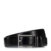 Paski - Męski pasek skórzany z ozdobną szlufką - miniaturka - grafika 1