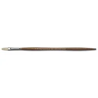 Pędzle - Winsor & Newton 5010604 syntetyczny pędzel olejny o wysokiej elastyczności i trwałości, ergonomiczny trzonek do farb olejnych i alkidowych - pędzel Filbert nr 4 - miniaturka - grafika 1