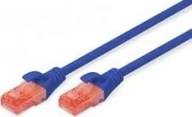 Kable miedziane - Digitus CAT 6 UTP patch cable PVC AWG 26/7 length 7m Color blue DK-1612-070/B - miniaturka - grafika 1