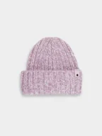 Czapki damskie - 4F Czapka zimowa damska - różowa Uniwersalny - miniaturka - grafika 1