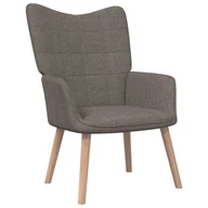 Fotele - vidaXL Lumarko Fotel, 62 x 68,5 x 96 cm, kolor taupe, obity tkaniną! 327928 - miniaturka - grafika 1