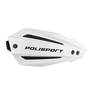 POLISPORT 8308600002 - BULLIT FWA 2 punkty mocowania z plastikowym prętem MX-Style z zestawem montażowym, dołączonym do wszystkich modeli MX/enduro en kolor biały - Części motocyklowe - miniaturka - grafika 1