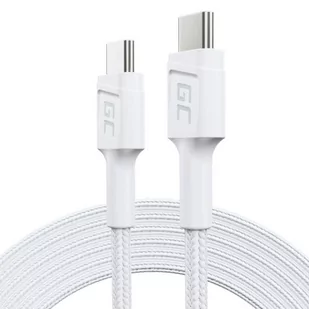 Kabel PowerStream USB-C do USB-C 2m, PD 60W, QC 3.0, biały - Kable USB - miniaturka - grafika 1