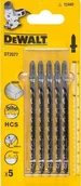 Brzeszczoty - Dewalt brzeszczoty do cięcia drewna i laminatu, długość 100mm, 5 sztuk DT2077-QZ - miniaturka - grafika 1