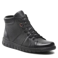 Botki damskie - Trzewiki Go Soft WI23-GHANA-03 Czarny - miniaturka - grafika 1