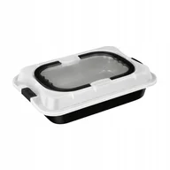 Formy do ciast - Forma do pieczenia z przykrywą BerlingerHaus BH-8641 Matte Black - miniaturka - grafika 1