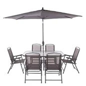 Meble ogrodowe - Komplet mebli ogrodowych Bordeaux, antracyt PATIO - miniaturka - grafika 1