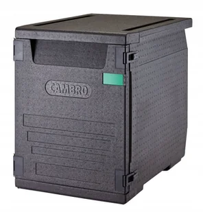 Pojemnik termoizolacyjny ładowany od przodu 600x400 mm Cambro 126L czarny - Pojemniki kuchenne - miniaturka - grafika 1