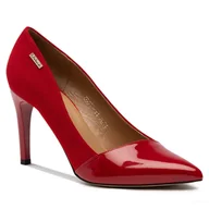 Czółenka - Czółenka 901 - Czerwony Zamsz/Czerwony Lakier - R.Polański - miniaturka - grafika 1