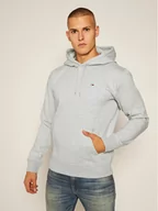 Bluzy męskie - Tommy Jeans Bluza Regular Fleece DM0DM09593 Szary Regular Fit - miniaturka - grafika 1