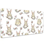 Podkładki na biurko - Podkładka na biurko dla dzieci Małe króliki 100x50 cm - miniaturka - grafika 1