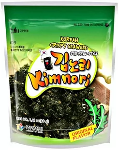 Kimnori Chipsy Kimnori z alg morskich 40g 554-uniw - Zdrowa żywność - miniaturka - grafika 1