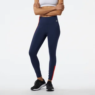 Legginsy damskie New Balance WP23238NGO  granatowe - Spodnie sportowe damskie - miniaturka - grafika 1