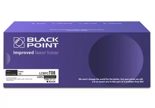 BLACK POINT LCBPCT08 zamiennik CANON T08 (black) - Tusze zamienniki - miniaturka - grafika 1