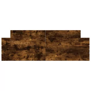 Rama łóżka z wezgłowiem i zanóżkiem, przydymiony dąb, 160x200cm Lumarko! - Łóżka - miniaturka - grafika 4