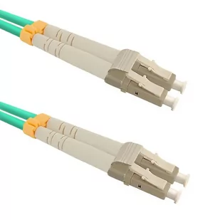 Qoltec Patchcord Światłowodowy LC/UPC-LC/UPC MM 50/125 OM3 5m 54078 - Patchcordy - miniaturka - grafika 2