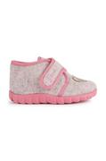 Buty dla dziewczynek - Geox kapcie dziecięce kolor różowy - miniaturka - grafika 1