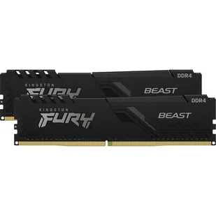 Kingston FURY 32GB 2x16GB 3200MHz CL16 FURY Beast Black - Pamięci RAM - miniaturka - grafika 1