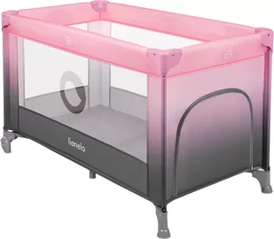 Kojce dla dzieci Lionelo Stefi Pink Ombre 125x65 cm (5903771702911) - Łóżeczka i kojce - miniaturka - grafika 1