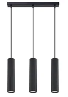 Lampy sufitowe - Czarna Potrójna Lampa Wisząca M0-T42 - miniaturka - grafika 1