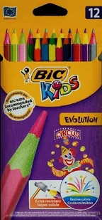 BIC Kredki Evolution Circus 12 sztuk - Kredki, ołówki, pastele i pisaki - miniaturka - grafika 1