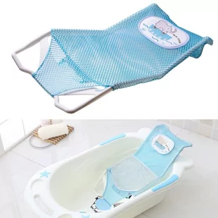 Leżaczek do kąpieli, wkład do wanienki - niebieski - Wanienki dla dzieci - miniaturka - grafika 1