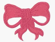 Pasmanteria - Łatka termo KOKARDA RÓŻOWA - miniaturka - grafika 1