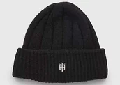 Czapki damskie - Tommy Hilfiger Czapka AW0AW13827 one size TH Timeless Beanie - miniaturka - grafika 1