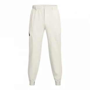 Męskie spodnie treningowe Under Armour UA Unstoppable Joggers - białe - UNDER ARMOUR - Spodnie sportowe męskie - miniaturka - grafika 1