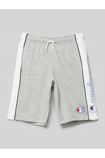Bermudy o kroju regular fit z nadrukiem z logo - Champion - Spodnie sportowe damskie - miniaturka - grafika 1