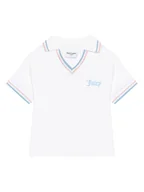 Koszulki i topy damskie - Juicy Couture Polo JCWCT225355 Biały Regular Fit - miniaturka - grafika 1