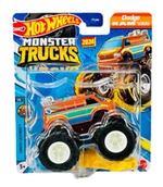 Samochody i pojazdy dla dzieci - HOT WHEELS MONSTER TRUCKS DODGE RAM VAN HTM24 - miniaturka - grafika 1