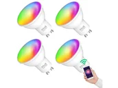 Systemy inteligentnych domów - NOUS P8 Smart WIFI RGB Bulb GU10 (4 szt.) - miniaturka - grafika 1