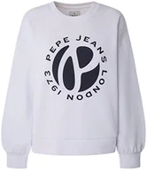 Swetry damskie - Pepe Jeans Damski sweter WYLLILE, biały, M, biały, M - miniaturka - grafika 1