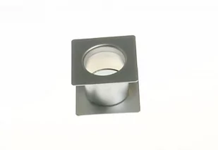 Tuleja wentylacyjna kwadratowa fi 40 chrom-satyna - Tuleje - miniaturka - grafika 1