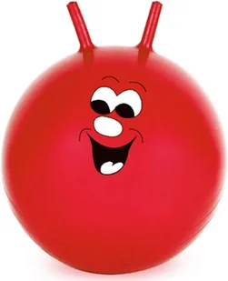 Piłka do skakania skoczek 60cm czerwony - Skoczki dla dzieci - miniaturka - grafika 1