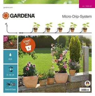 Gardena kropelki nawadniania zestawy montażowe, czarna, 22.3 x 4.0 x 22.5 cm - Inne akcesoria do nawadniania - miniaturka - grafika 2